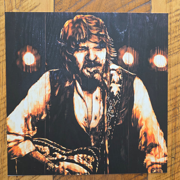 Waylon Jennings Print – Mark Mahorney