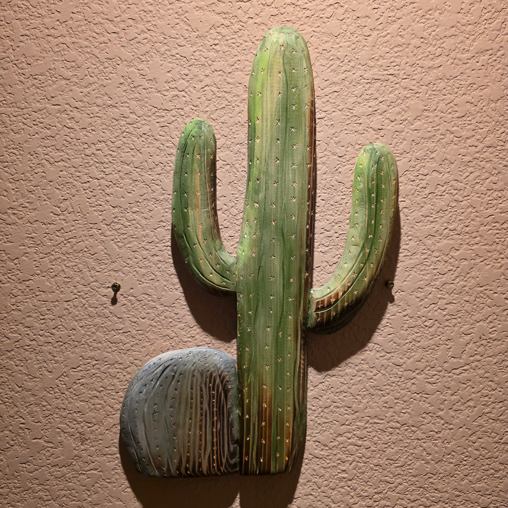 Saguaro and Barrel Carving